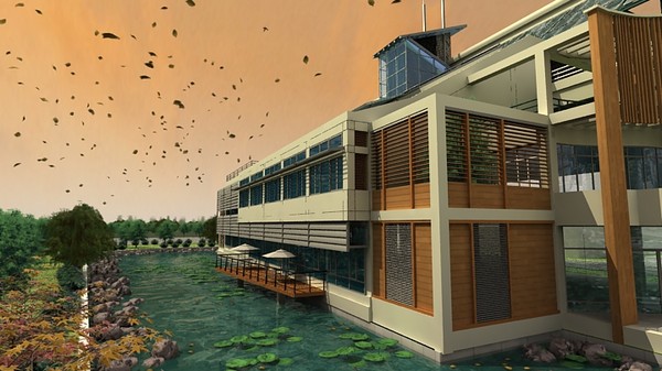 3d model waterside villadom - waterside villadom 2 by sundynasty